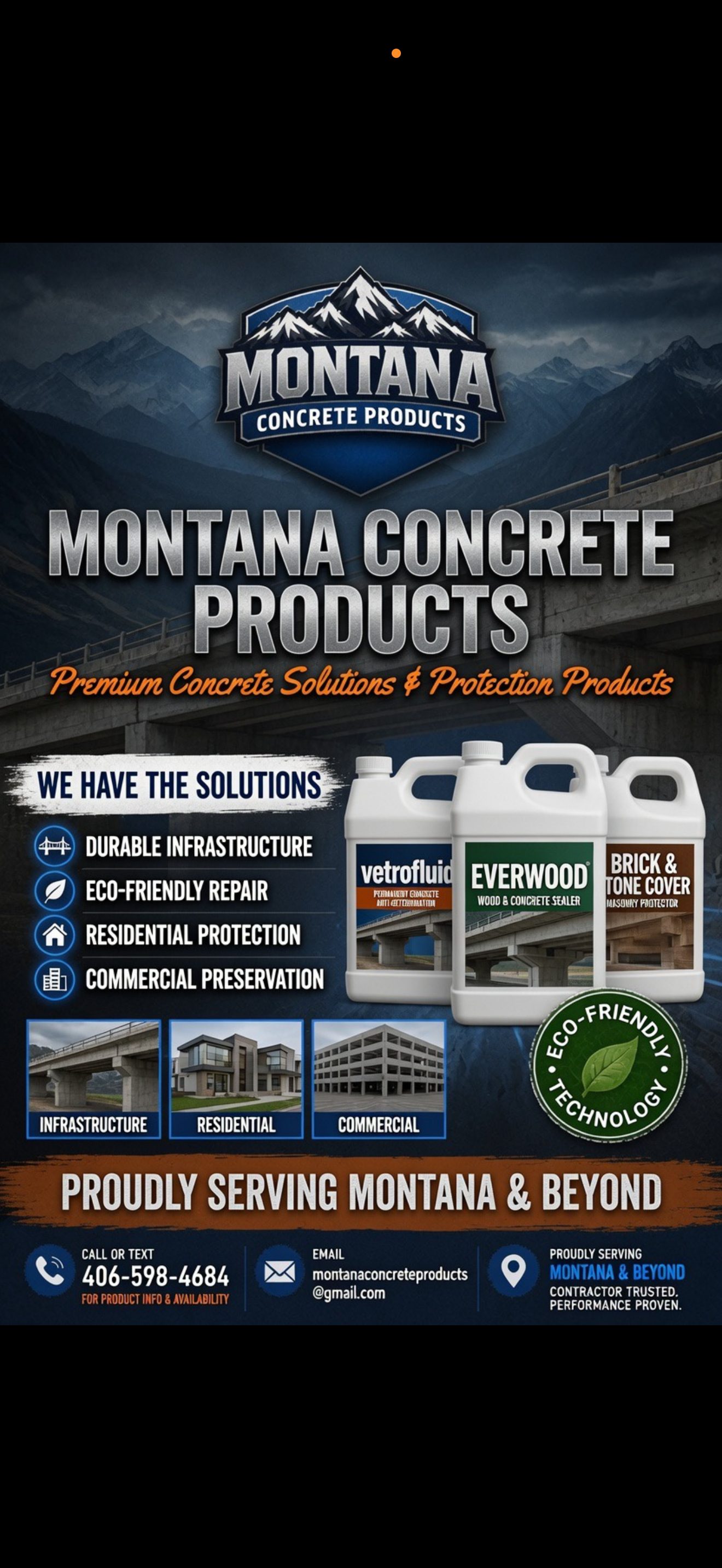 Montana Concrete Products full industrial concrete repair and waterproofing catalog